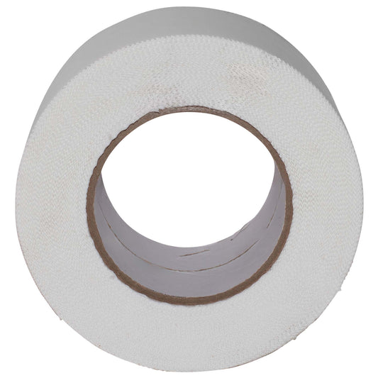 Brock Collision Crash Wrap Tape - 3 Inch x 180 Feet (7.6cm x 55m) 7mil - White Polyethylene With Serrated Edge