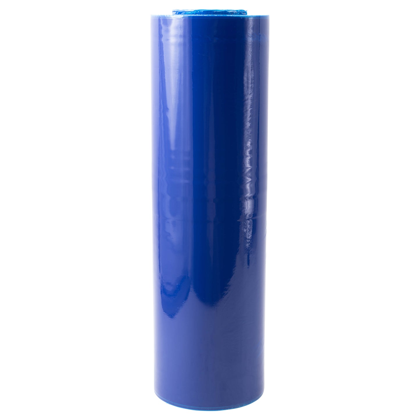 Industrial Strength Stretch Wrap Film - 18 Inch X 1500 Feet (46cm X 457m) 80 Gauge - 3 Inch Core - Blue - 4 Rolls/Case