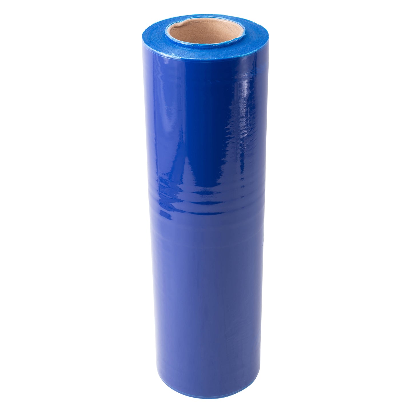 Industrial Strength Stretch Wrap Film - 18 Inch X 1500 Feet (46cm X 457m) 80 Gauge - 3 Inch Core - Blue - 4 Rolls/Case