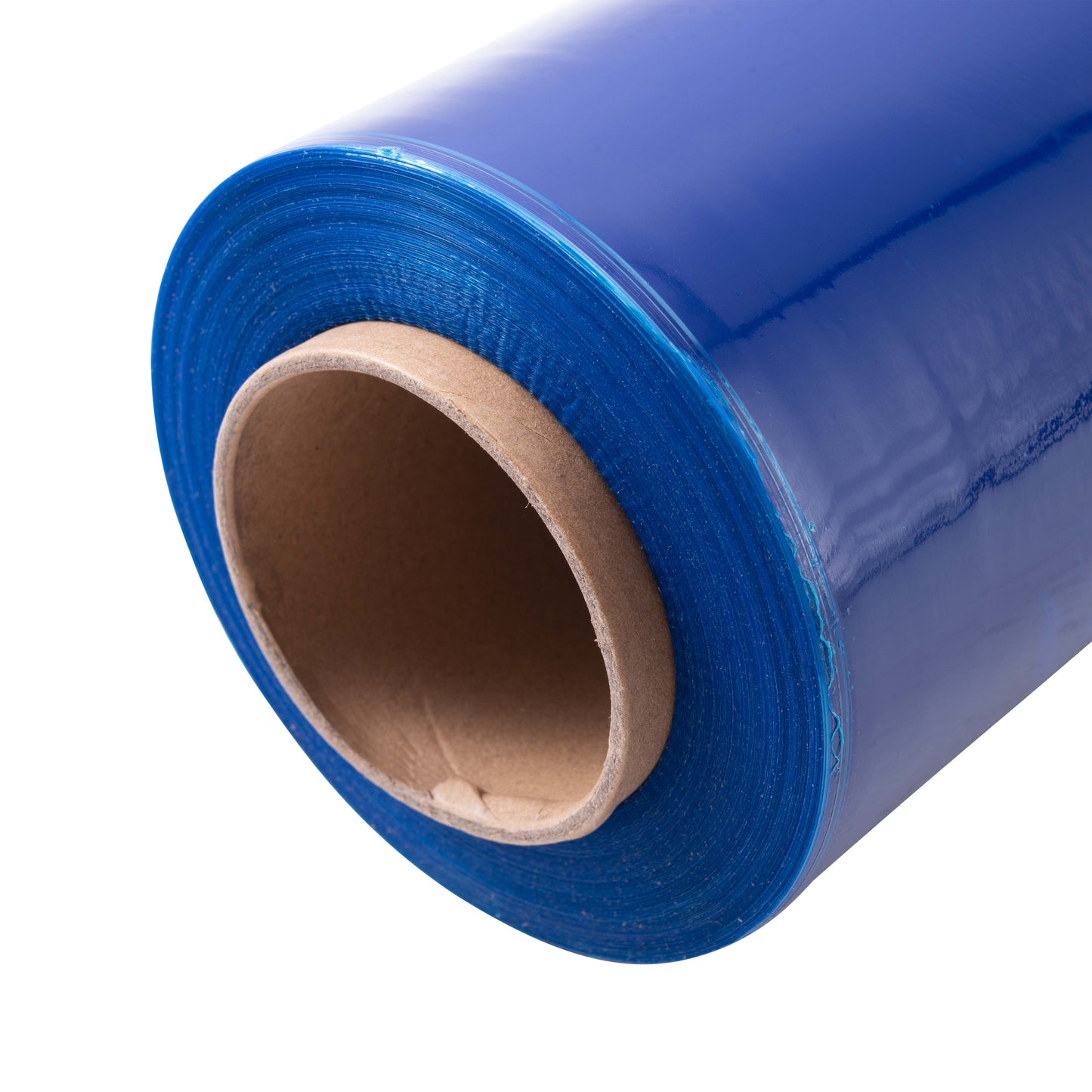 Industrial Strength Stretch Wrap Film - 18 Inch X 1500 Feet (46cm X 457m) 80 Gauge - 3 Inch Core - Blue - 4 Rolls/Case