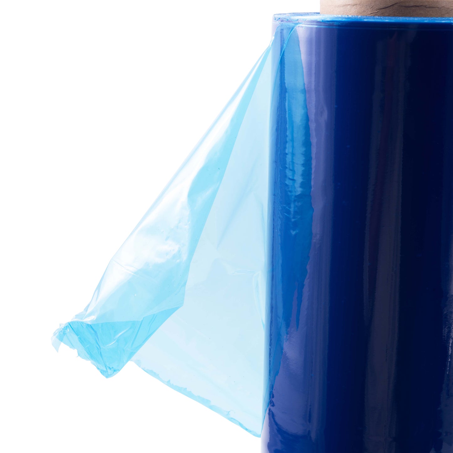 Industrial Strength Stretch Wrap Film - 18 Inch X 1500 Feet (46cm X 457m) 80 Gauge - 3 Inch Core - Blue - 4 Rolls/Case