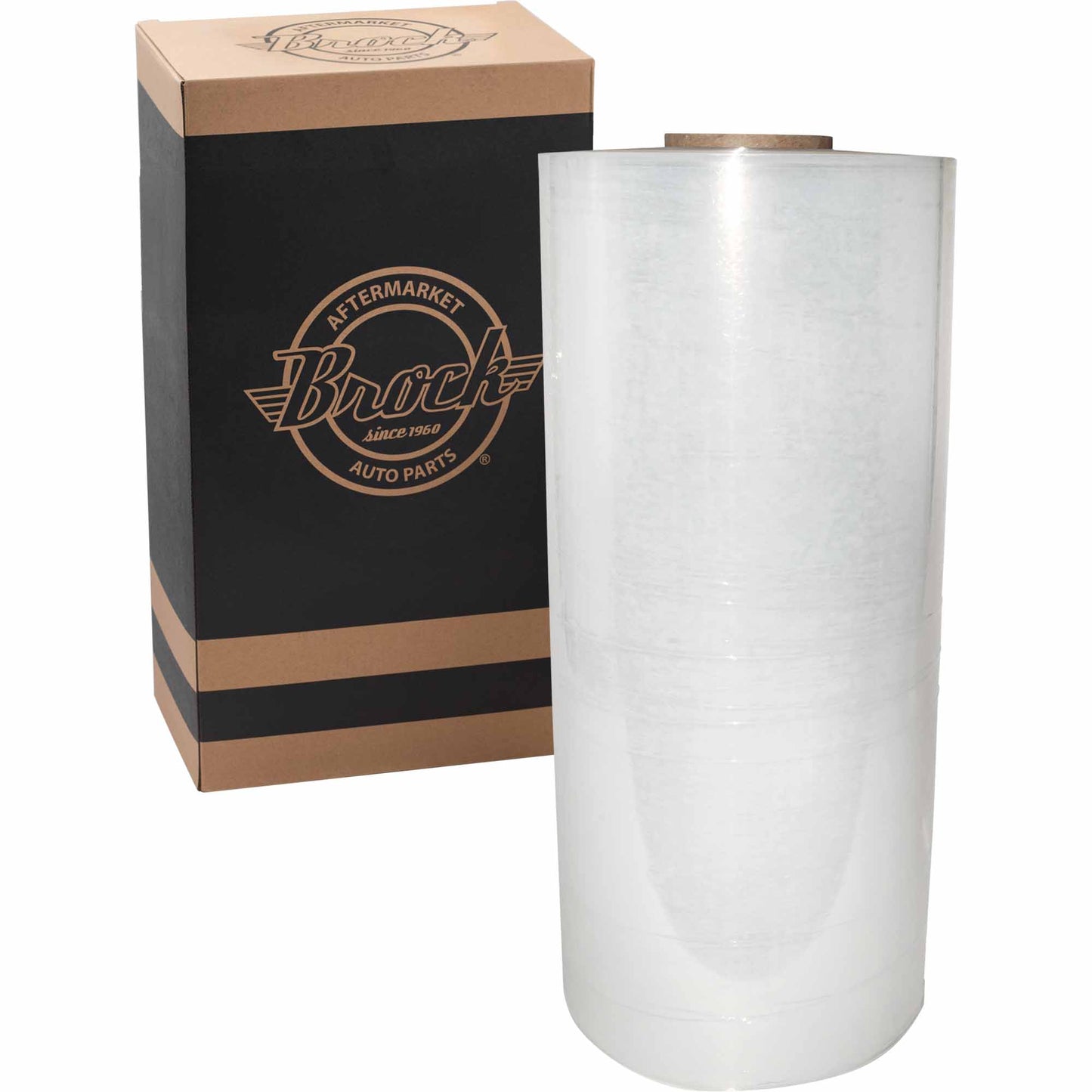 Clear Industrial Strength Machine Length Stretch Wrap Film - 20 Inch x 5000 Feet (51cm X 1524m) 80 Gauge - 3 Inch Core For Warehouse-Industrial-Commercial Pallet Wrapping Machines