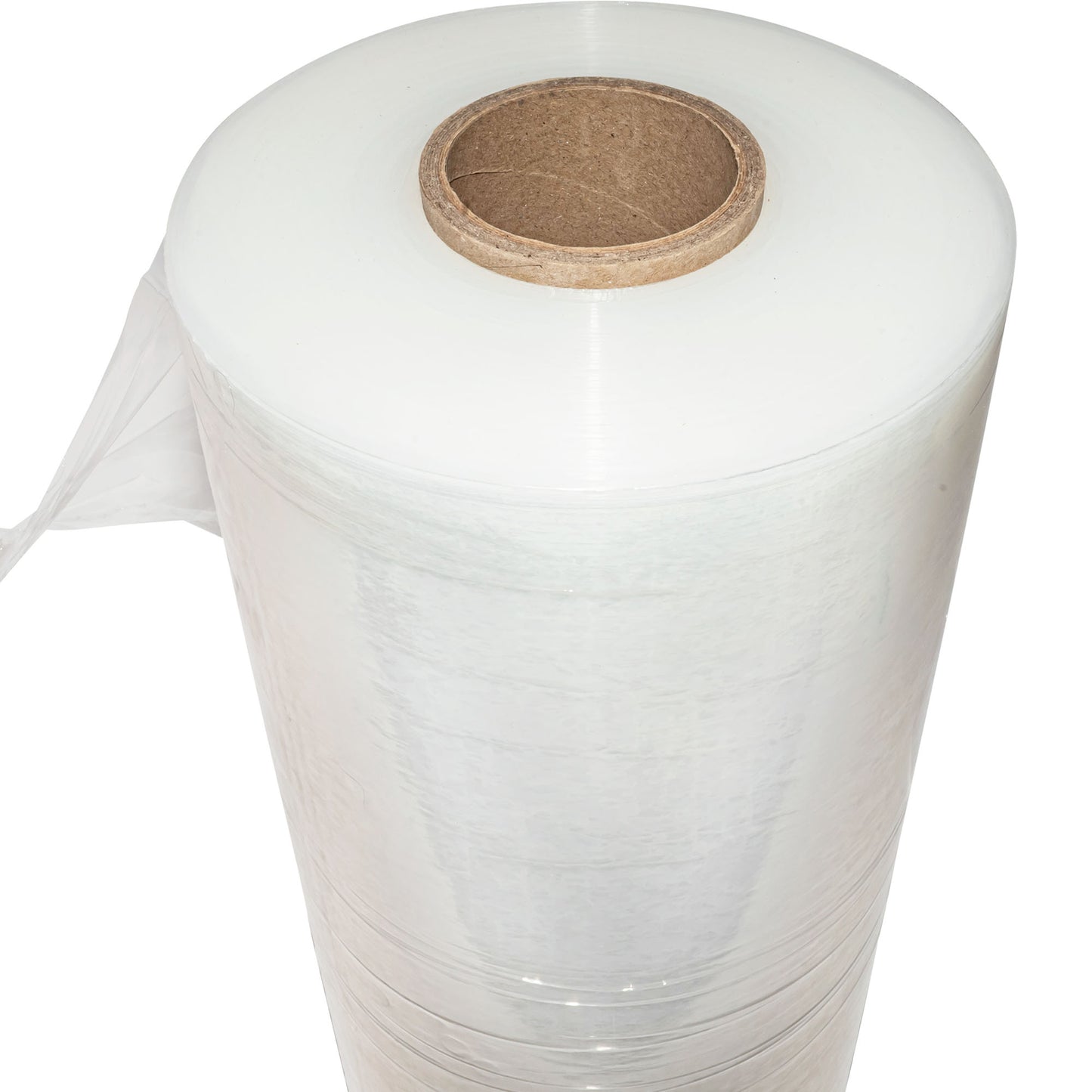 Clear Industrial Strength Machine Length Stretch Wrap Film - 20 Inch x 5000 Feet (51cm X 1524m) 80 Gauge - 3 Inch Core For Warehouse-Industrial-Commercial Pallet Wrapping Machines