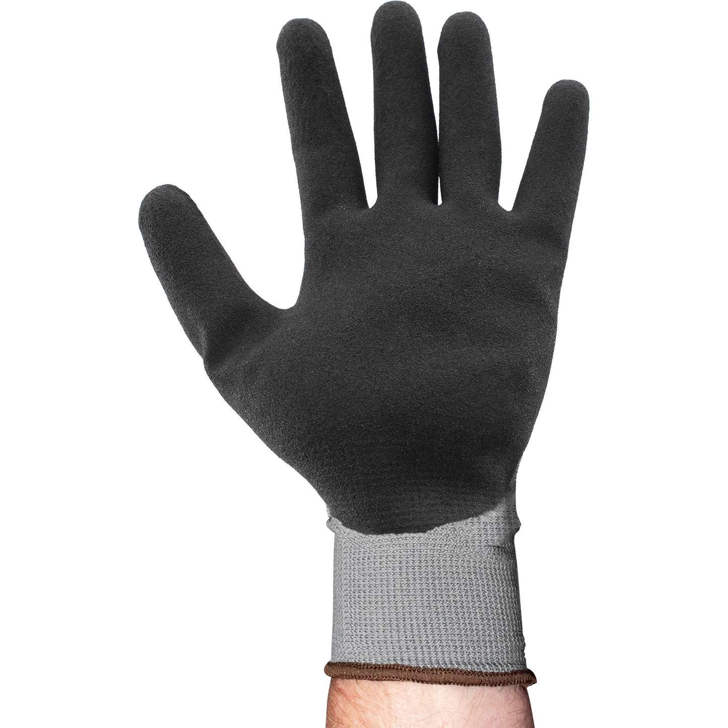 Brock Nitrile Coated Palm – Breathable Woven Nylon With Knitted Wrist Cuff - All-Purpose Work Gloves For Automotive-Industrial-Commercial-Construction-Household Use - Double Extra Large - 12 Pairs