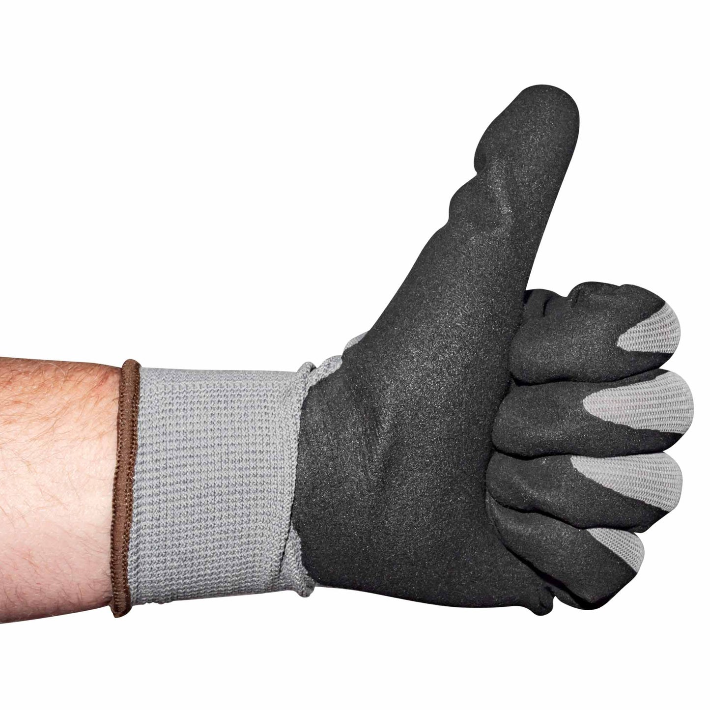 Brock Nitrile Coated Palm – Breathable Woven Nylon With Knitted Wrist Cuff - All-Purpose Work Gloves For Automotive-Industrial-Commercial-Construction-Household Use - Double Extra Large - 12 Pairs