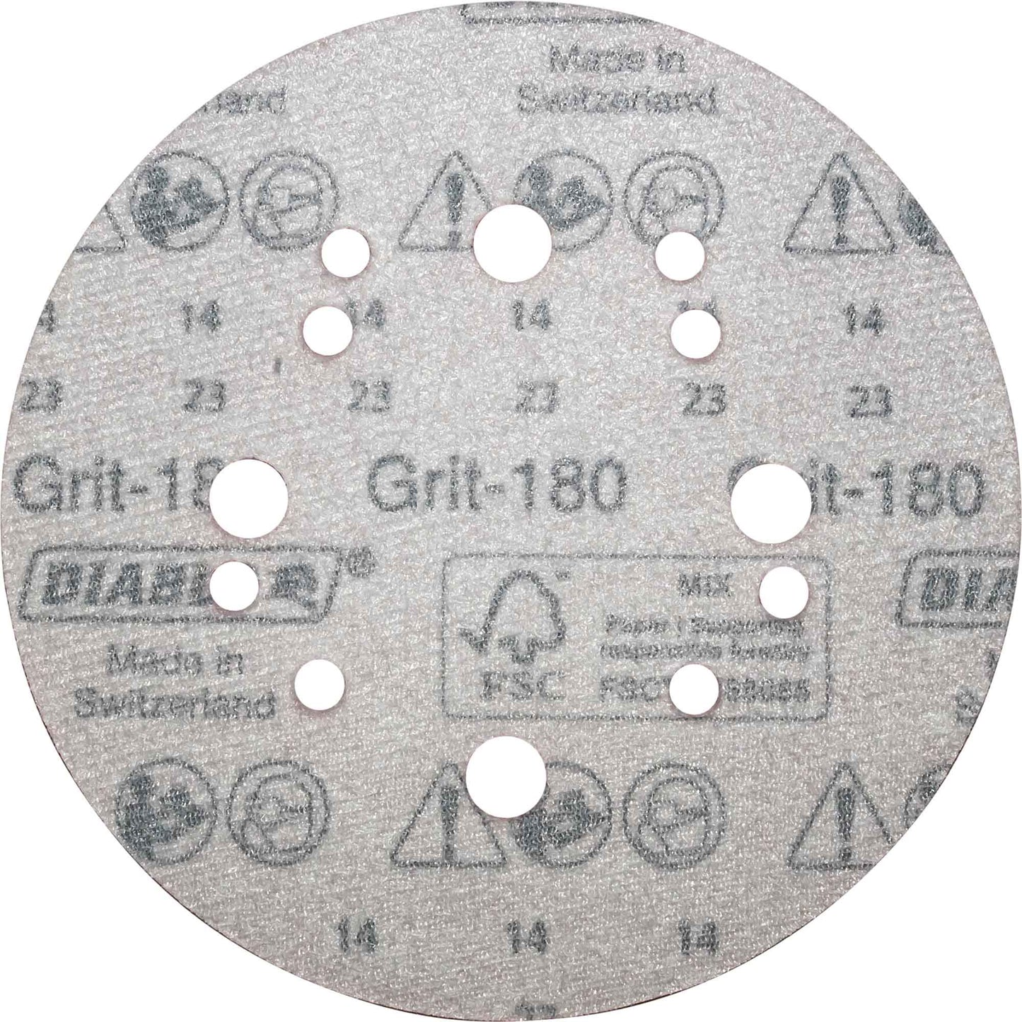 Diablo 5 Inch 180-Grit Hook-Lock Sanding Discs 50 Piece Pack