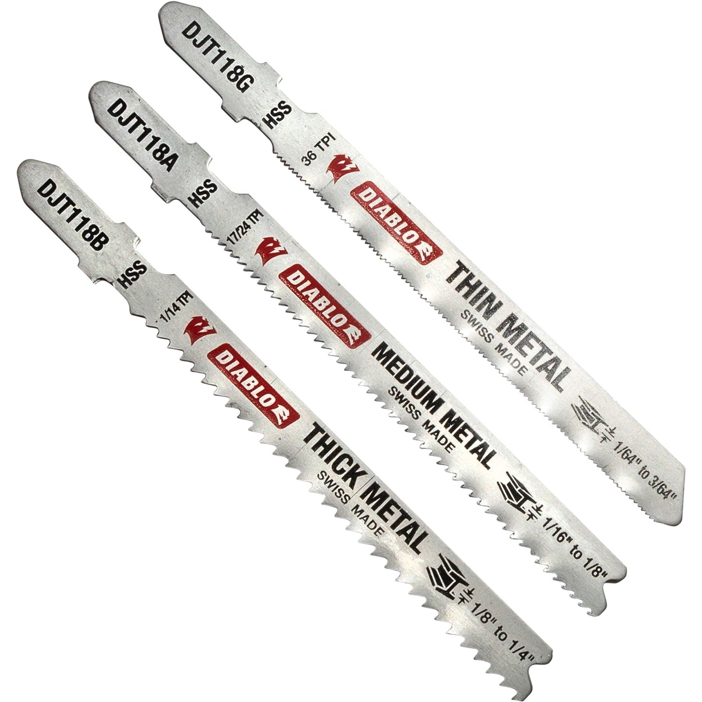 Diablo T-Shank Jig Saw Blade for Wood-Metal-Plastic 20pc Set