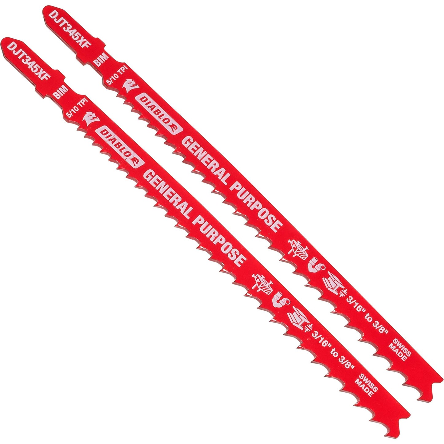 Diablo T-Shank Jig Saw Blade for Wood-Metal-Plastic 20pc Set