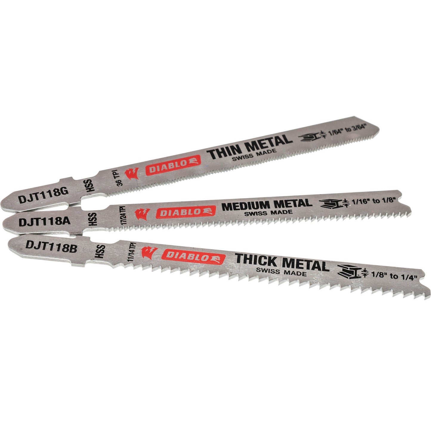 Diablo T-Shank Jig Saw Blade for Wood-Metal-Plastic 20pc Set