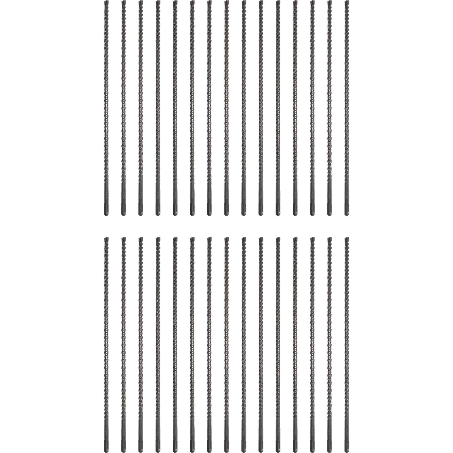 Diablo DMAPL2250-30 SDS-Plus 2 Cutter Carbide-Tipped Hammer Drill Bit For SDS Plus Rotary Hammers 3/8 Inch x 16 Inch x 18 Inch For Concrete-Brick-Block 30 Pack