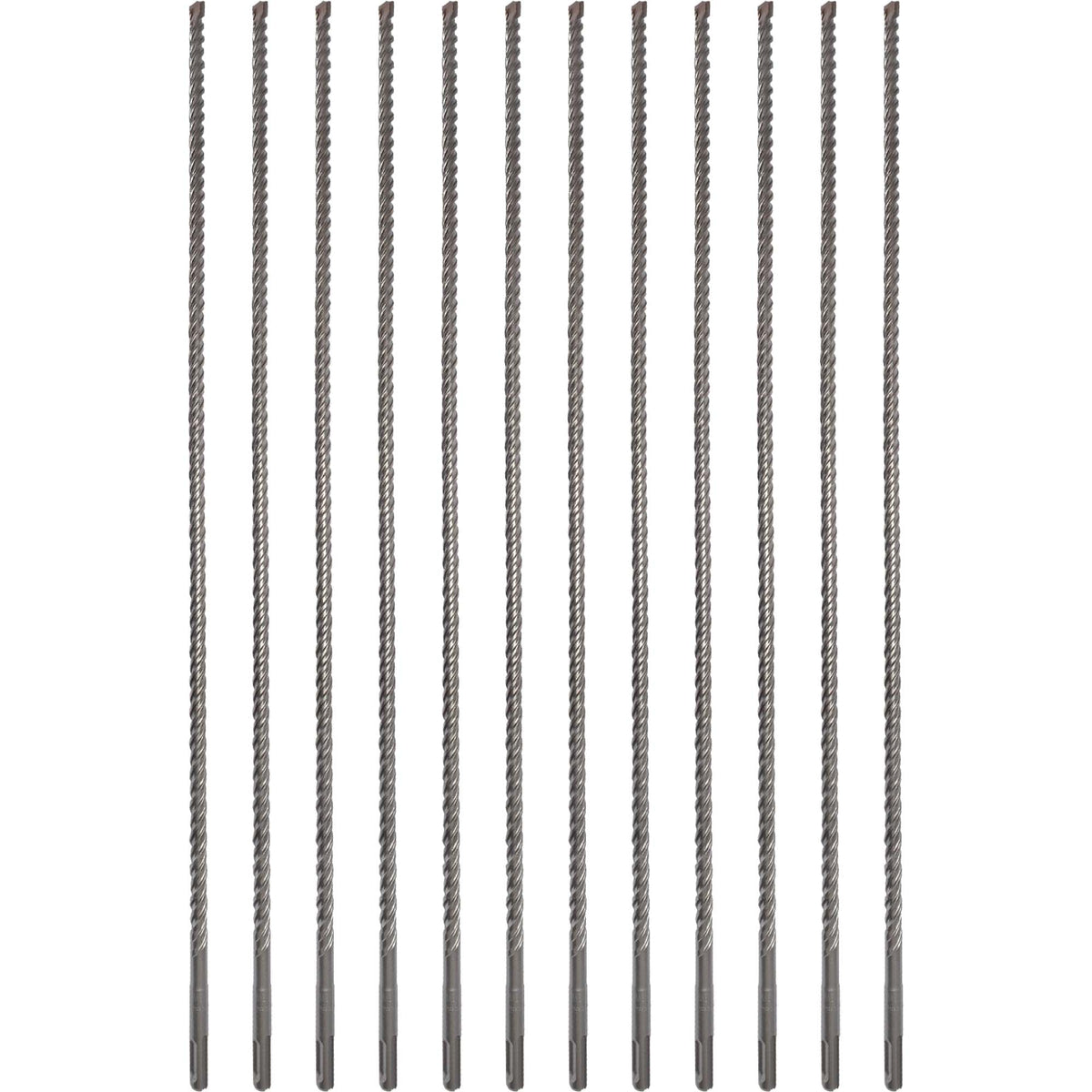 Diablo DMAPL2260-12 SDS-Plus 2 Cutter Carbide-Tipped Hammer Drill Bit For SDS Plus Rotary Hammers 3/8 Inch x 22 Inch x 24 Inch For Concrete-Brick-Block 12 Pack