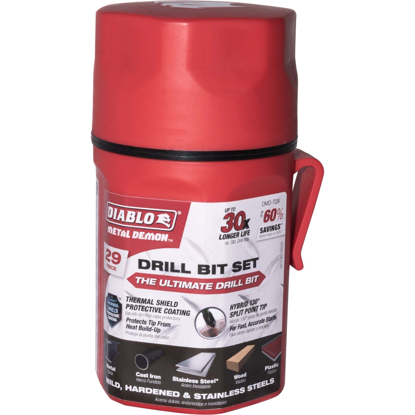 Diablo Mild & Stainless-Steel Drill Bits 29 Piece Set