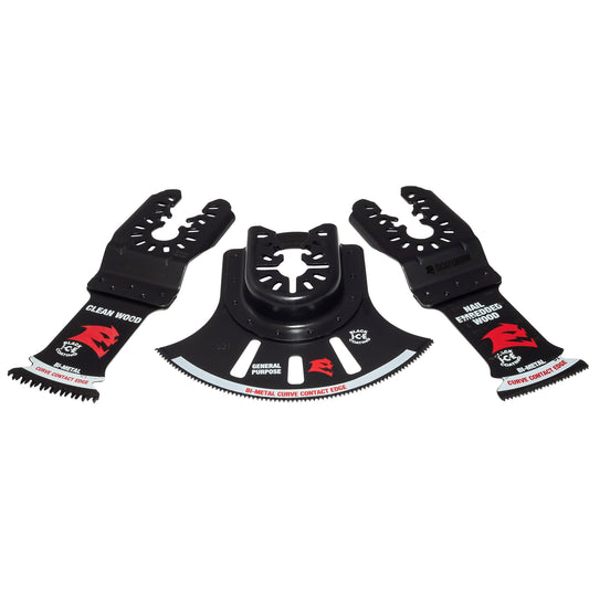 Diablo Universal Fit Bi-Metal Oscillating Blade 3 Piece Set