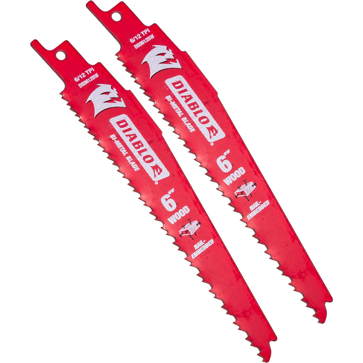 Diablo Bi-Metal Reciprocating Blade for Demolition 6 pc Set
