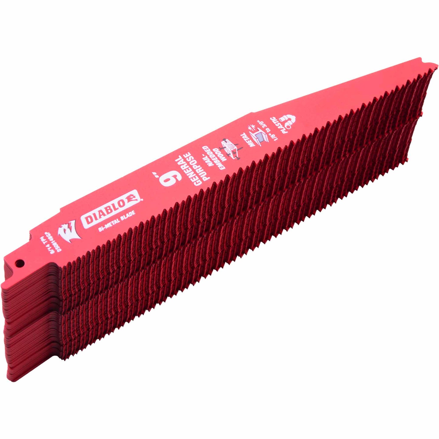 Diablo 9 Inch Bi-Metal Reciprocating Saw Blade For General Purpose 200 Pack