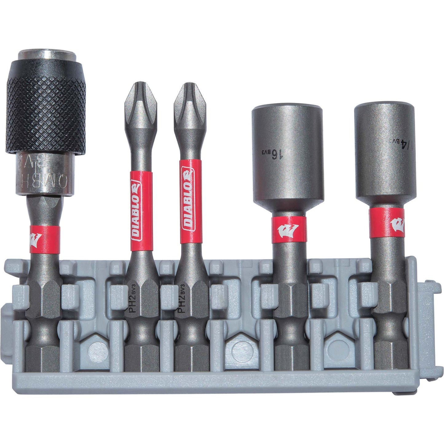 Diablo DSC-S45 High-Performance Magnetic Screwdriving Bits Assorted Sizes 45 Piece Set