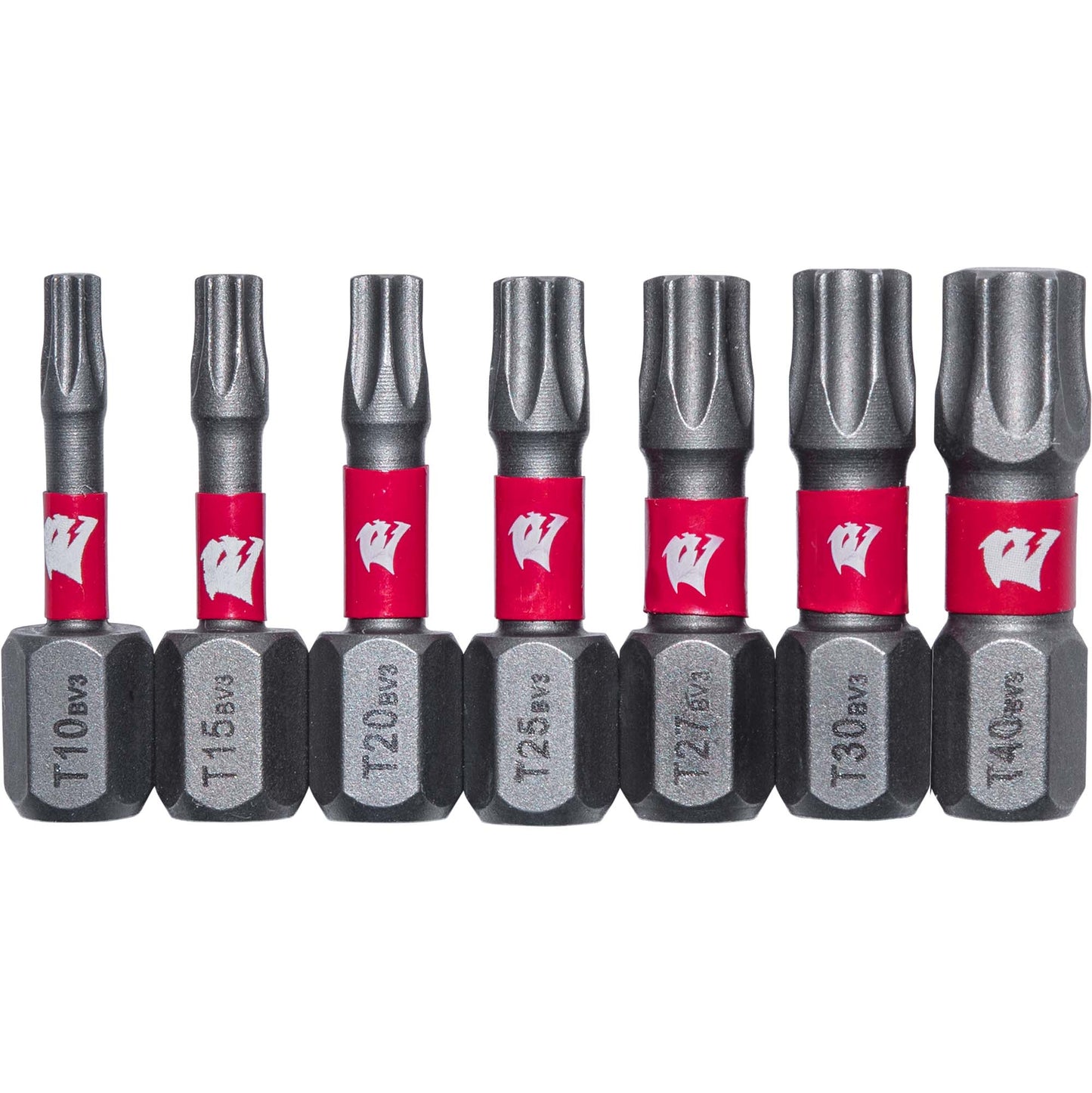 Diablo DTV1-S7 Driver Torx Bits 1/4 Inch Hex x 1 Inch Long Includes T10, T15, T20, T25, T27, T30 and T40 7 Piece Set