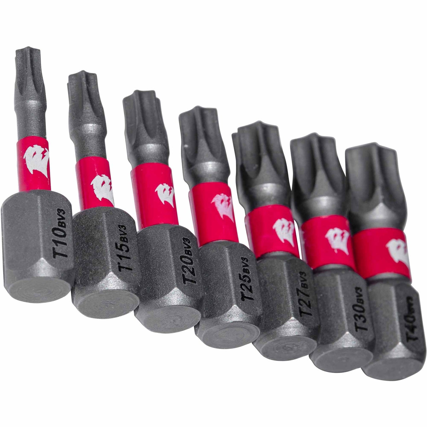 Diablo DTV1-S7 Driver Torx Bits 1/4 Inch Hex x 1 Inch Long Includes T10, T15, T20, T25, T27, T30 and T40 7 Piece Set