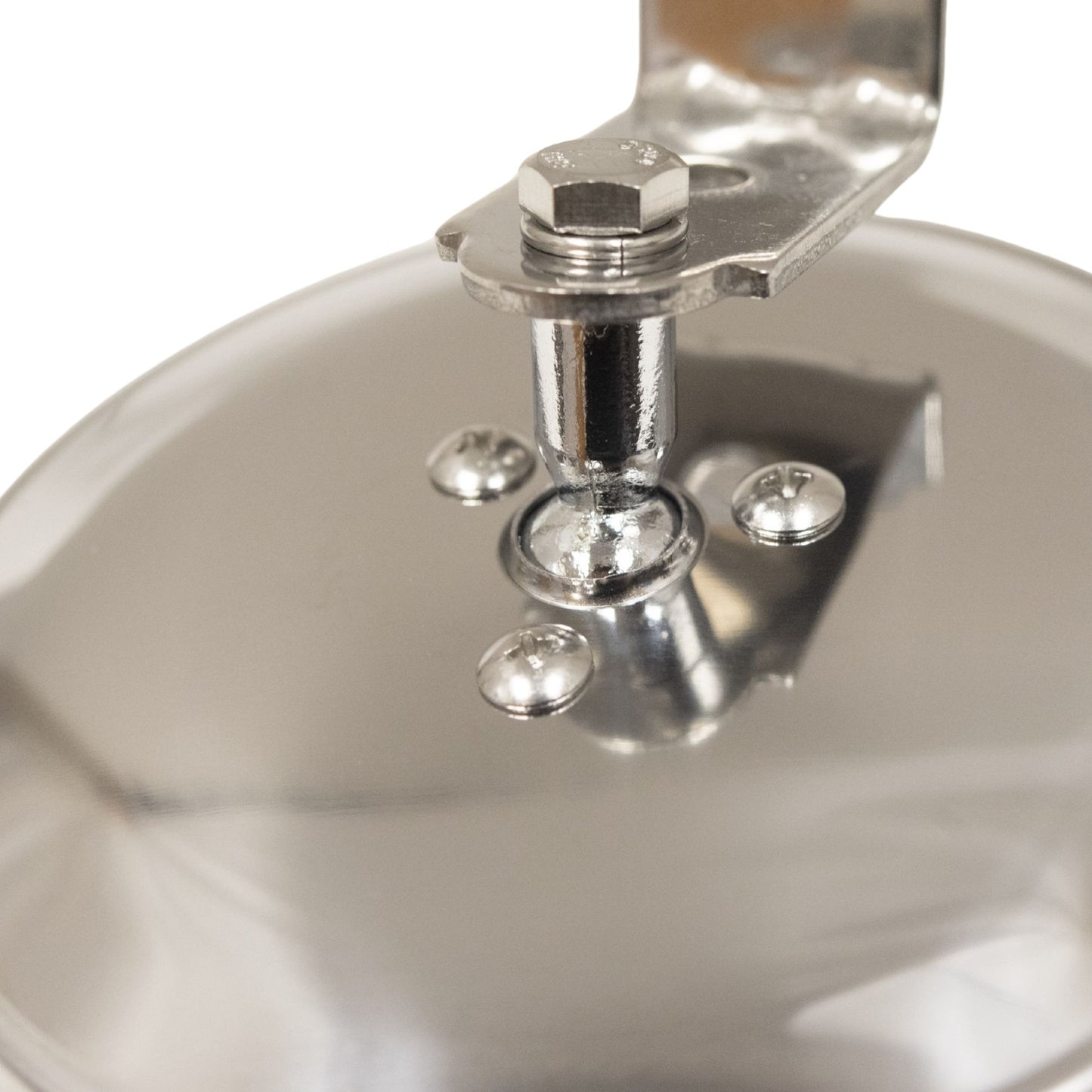 Brock Replacement Universal Convex Side Mirror 5" Stainless Steel with Bracket