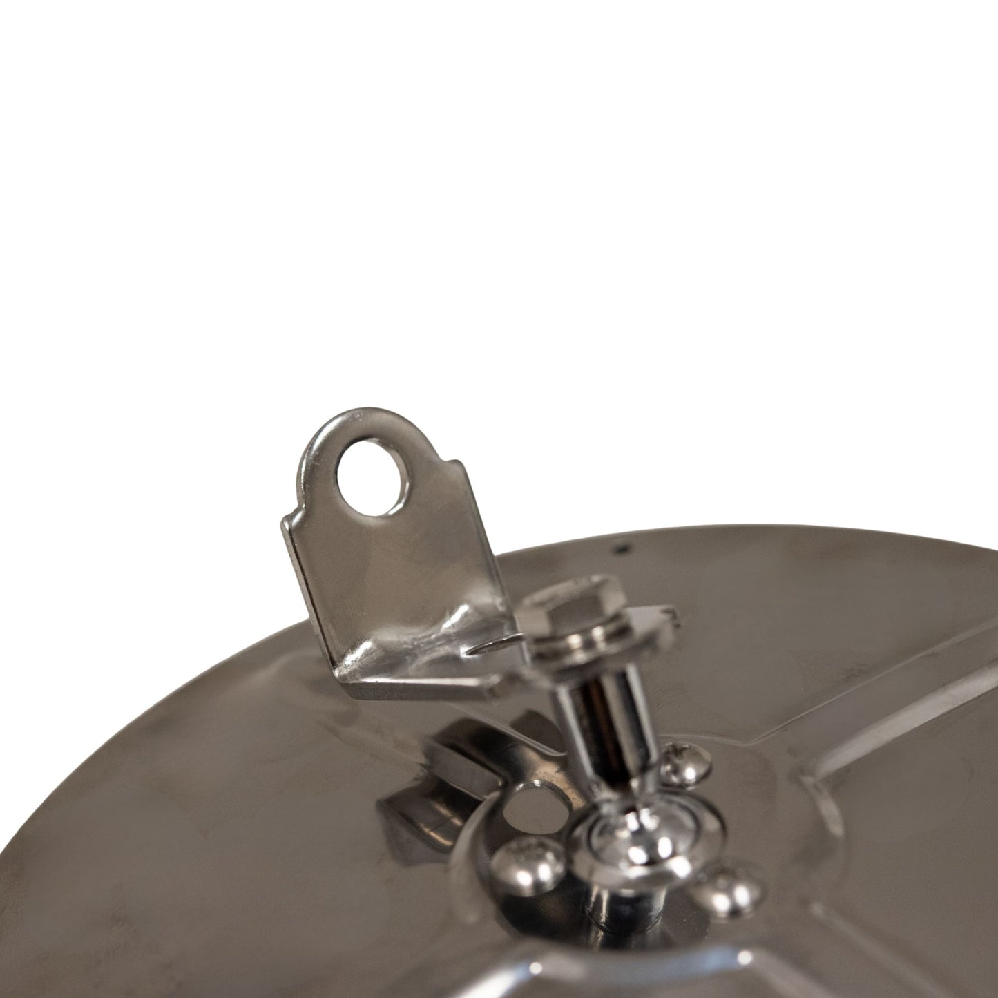 Brock Replacement Universal Convex Stainless Steel 7" Round Side Mirror with L Bracket