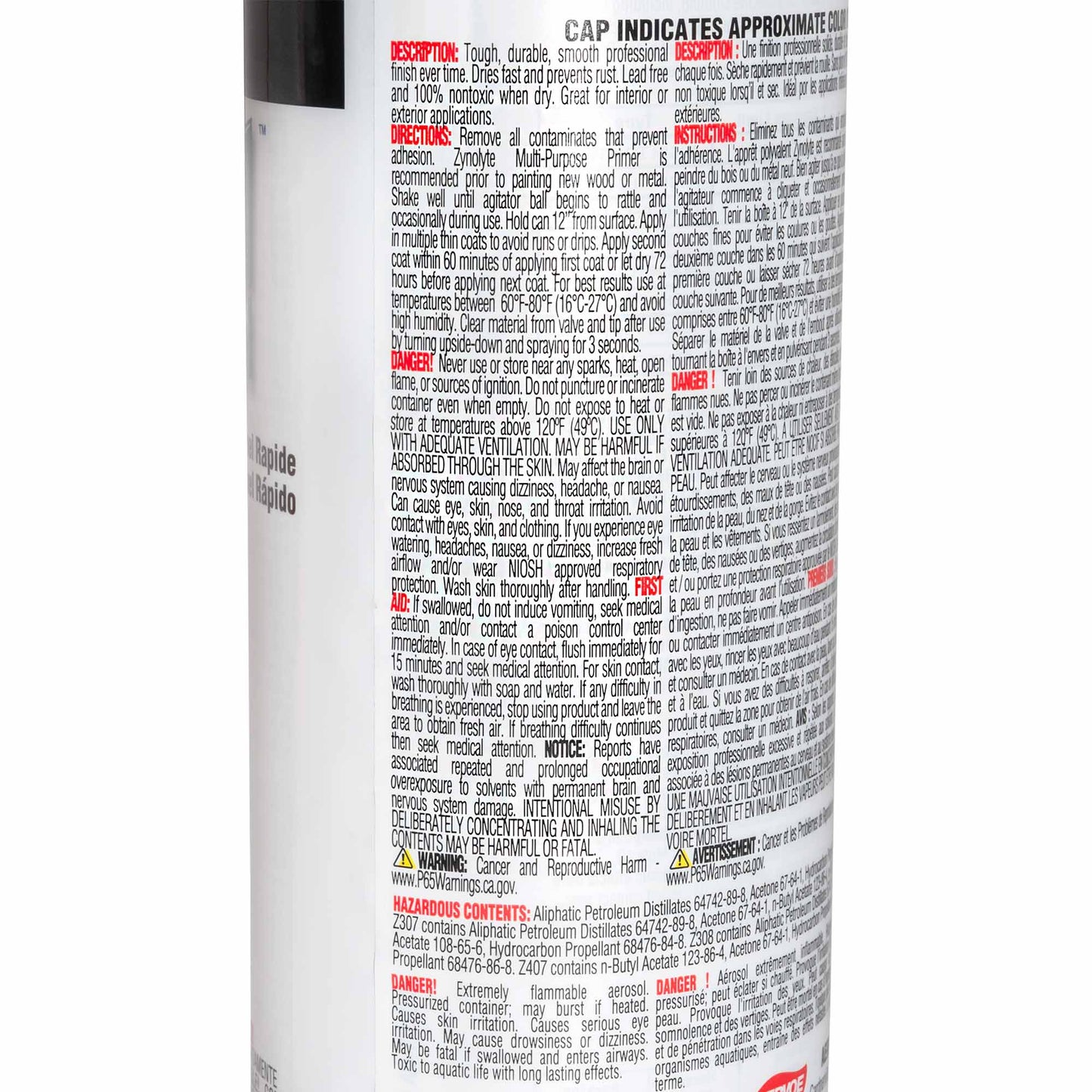 Zynolyte Speed E-Namel Z298 Fast Drying Enamel Spray Paint Orange 11 oz Can Case of 12