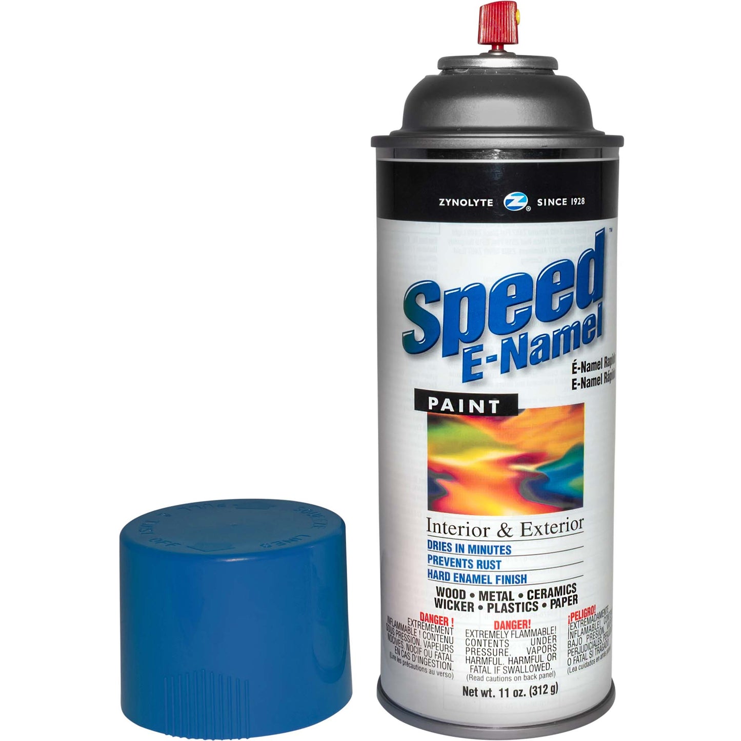 Zynolyte Speed E-Namel Z471 Fast Drying Enamel Spray Paint Royal Blue 11 oz Can Case of 12