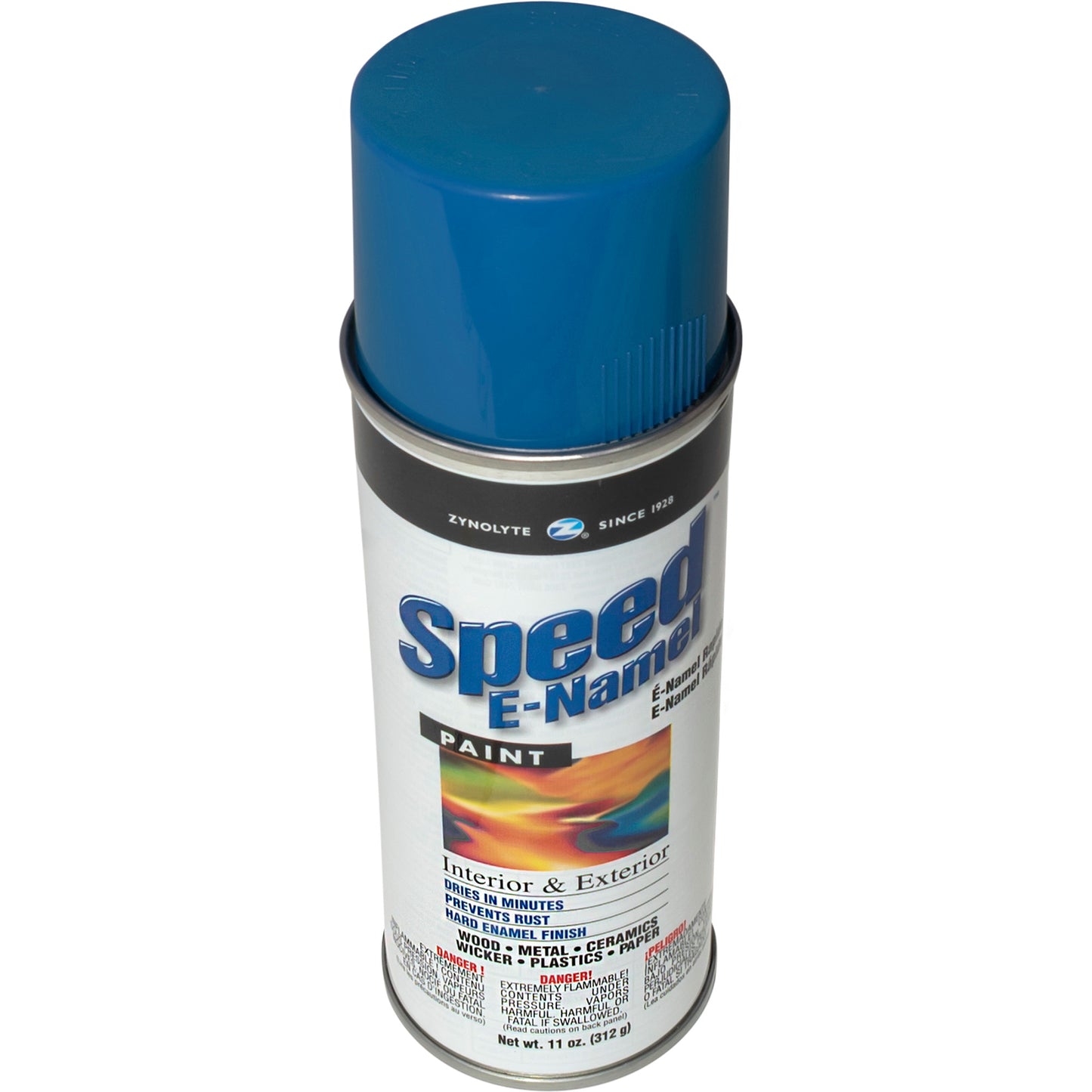 Zynolyte Speed E-Namel Z471 Fast Drying Enamel Spray Paint Royal Blue 11 oz Can Case of 12