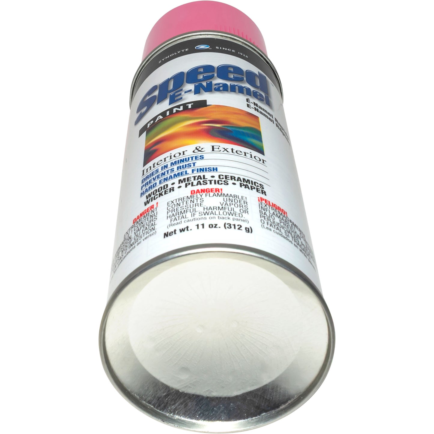 Zynolyte Speed E-Namel Z518 Fast Drying Enamel Spray Paint Pink 11 oz Can Case of 12