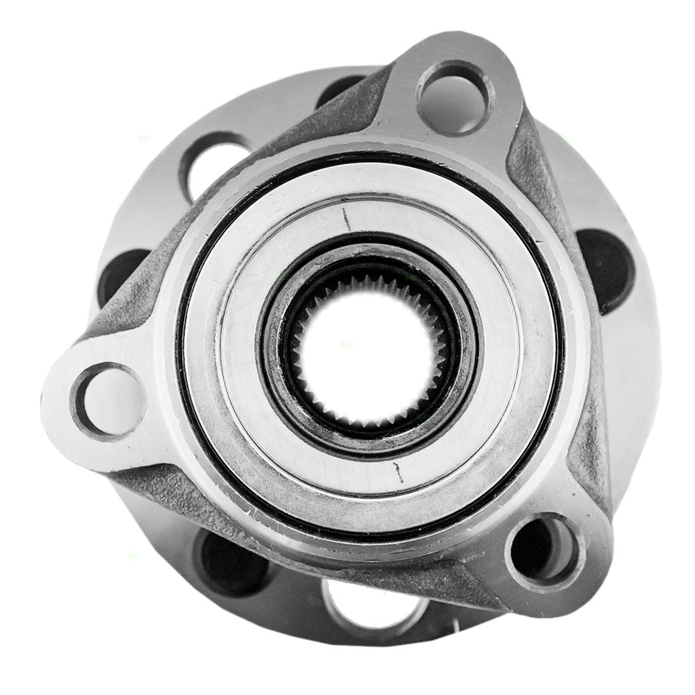 Brock Replacement Front Hub and Wheel Bearing Assembly Compatible with 1984-2005 Cavalier with 12MM Attaching Bolts
