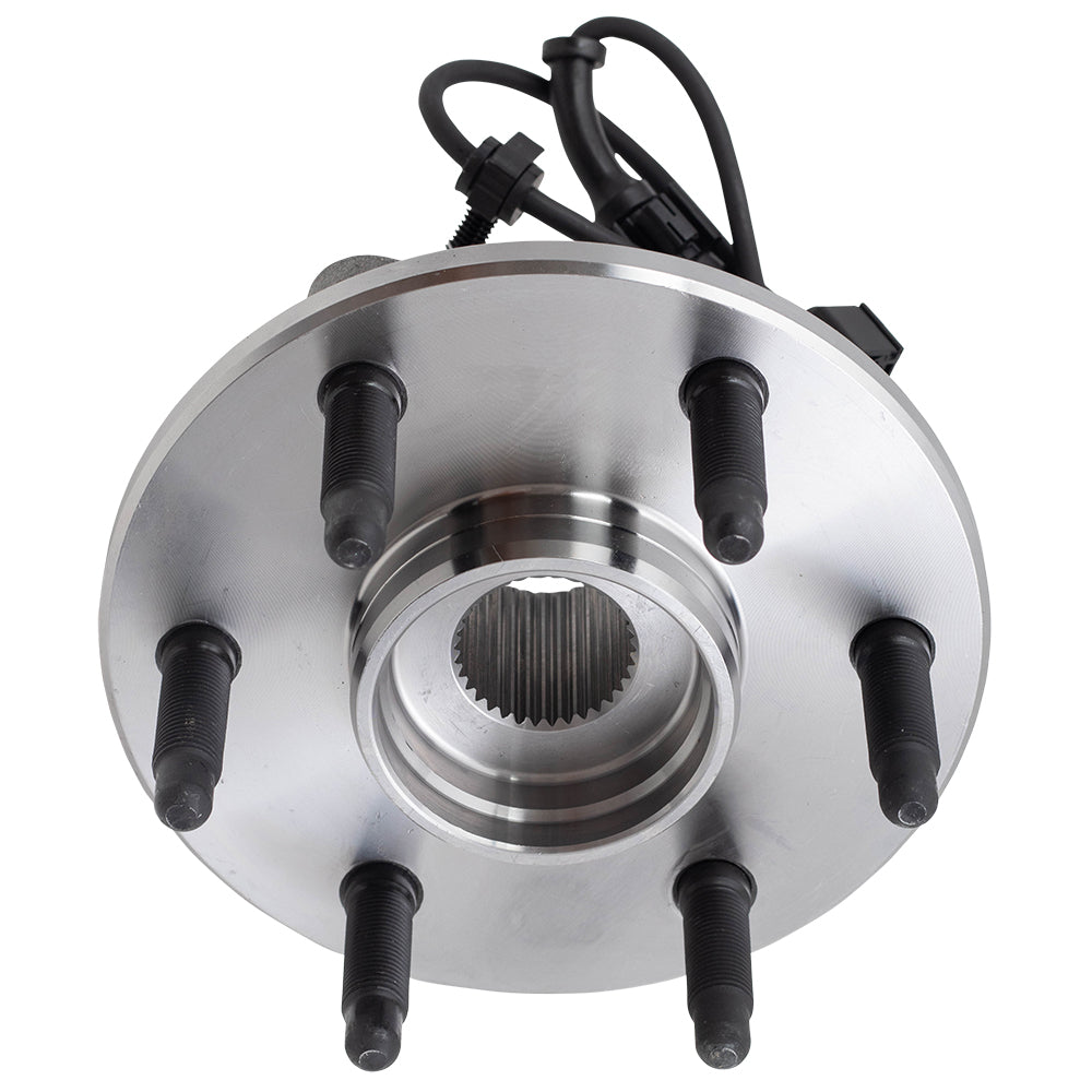 Brock Replacement Front Hub and Wheel Bearing Assembly Compatible with 99-07 Silverado Sierra 1500 Pickup Truck 4-Wheel Drive with 6 lug wheels