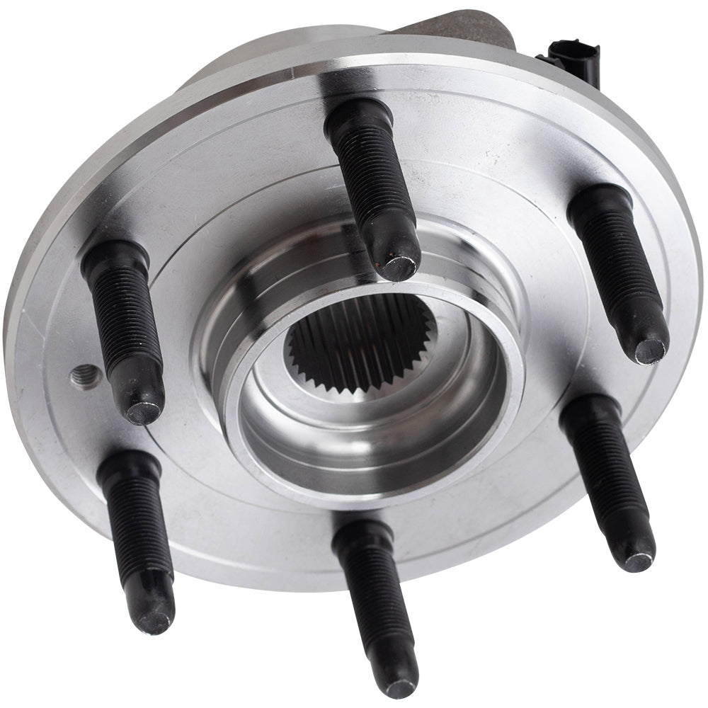 Brock Replacement Set Front Hubs and Wheel Bearings Compatible with 2007-2013 Silverado Sierra 1500 Pickup Truck 4-Wheel Drive 22841381