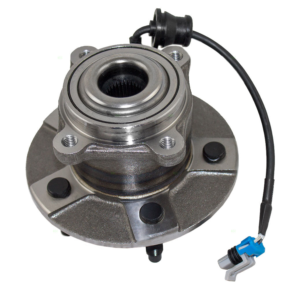 Brock Replacement Rear Hub and Wheel Bearing Assembly Compatible with Equinox Torrent Vue with ABS 15871427