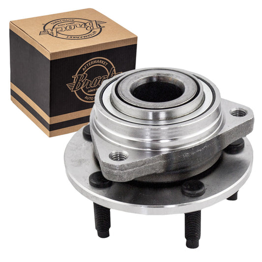 Brock Replacement Front Hub and Wheel Bearing Assembly Compatible with Malibu/ Maxx Malibu Classic G6 Aura HHR SS without ABS 15793213