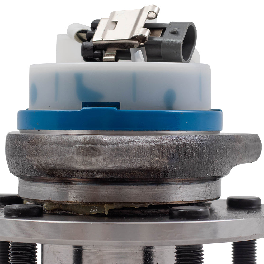 Wheel Hub & Bearing Assembly Kit With Plastic and Stainless-Steel Sensor Wire Clips 2 Piece Set Driver Side Left or Passenger Side Right Front For 1997-2016 GM Models with ABS – Rear For 2001-2005 GM Minivan AWD