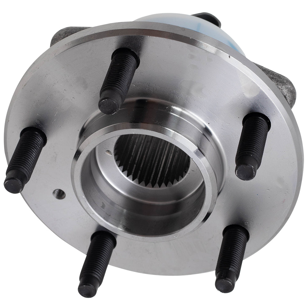 Wheel Hub & Bearing Assembly Kit With Plastic and Stainless-Steel Sensor Wire Clips 2 Piece Set Driver Side Left or Passenger Side Right Front For 1997-2016 GM Models with ABS – Rear For 2001-2005 GM Minivan AWD