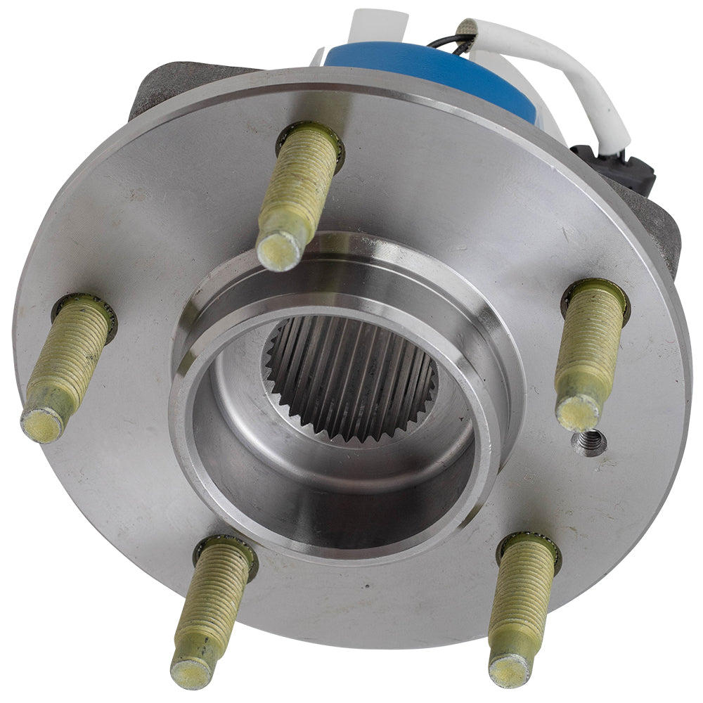 Brock Replacement Set Front Hubs and Wheel Bearings Compatible with 97-01 Grand Prix Regal Park Avenue DeVille Eldorado Venture Silhouette