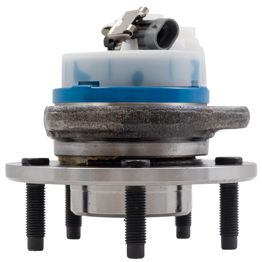 Wheel Hub & Bearing Assembly Kit With Plastic and Stainless-Steel Sensor Wire Clips 2 Piece Set Driver Side Left or Passenger Side Right Front For 1997-2016 GM Models with ABS – Rear For 2001-2005 GM Minivan AWD