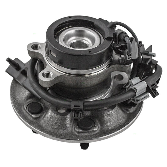Brock Replacement Driver Front Hub and Wheel Bearing Assembly Compatible with 2004-2008 Colorado Canyon 2006-2008 i-Series Pickup Truck 2-Wheel Drive ABS