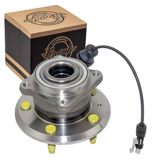 Brock Replacement Rear Hub and Wheel Bearing Assembly Compatible with Captiva Sport Equinox Torrent Vue XL-7
