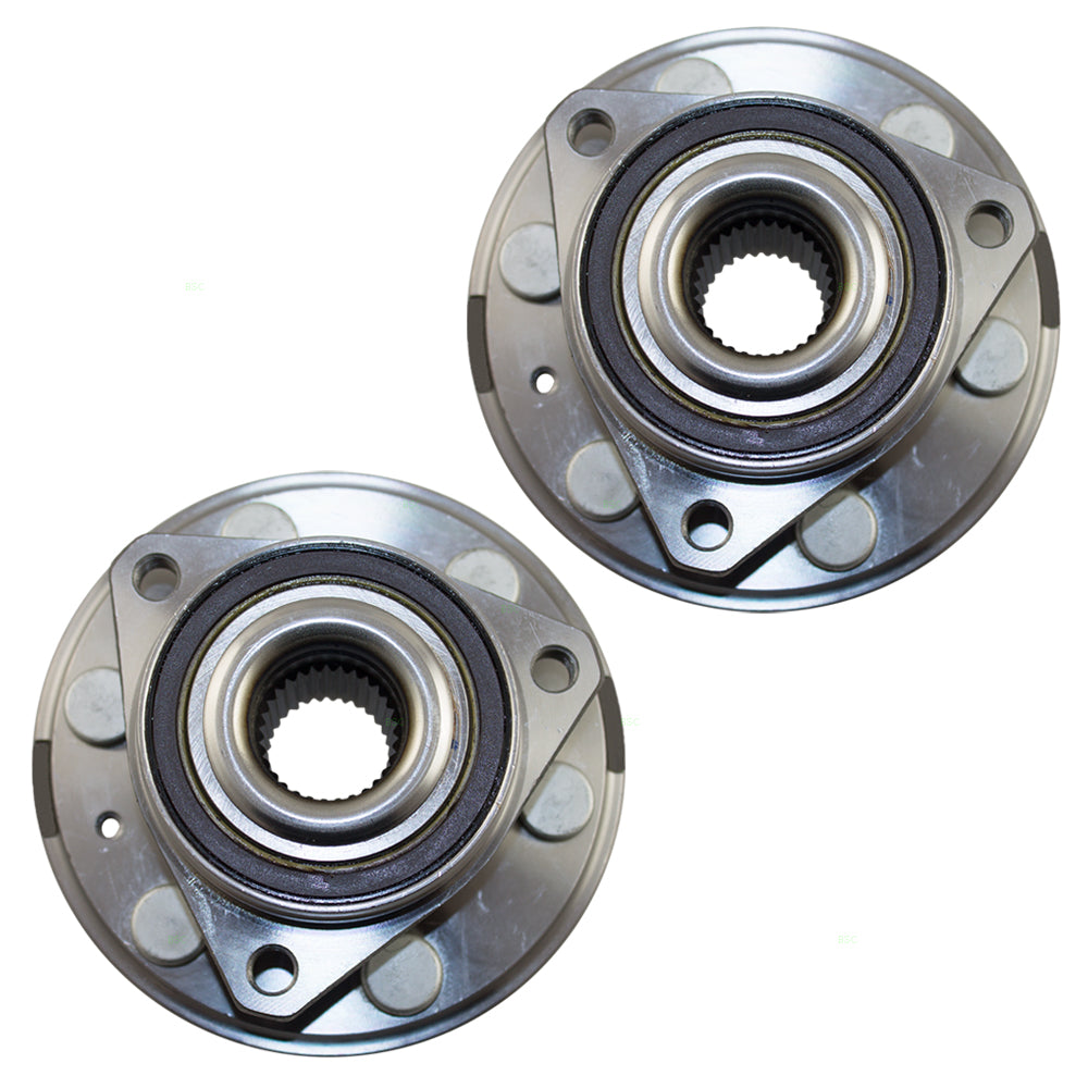 Hubs & Bearings Set fits 11 Saab 9-4X 10-16 Cadillac SRX Front or Rear Wheels