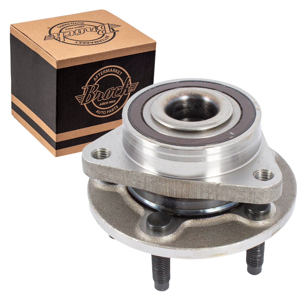 Brock Replacement Front Hub and Wheel Bearing Assembly for 2011-2015 Cruze 2016 Cruze Limited with 15" Rotors 13500571 HA590402