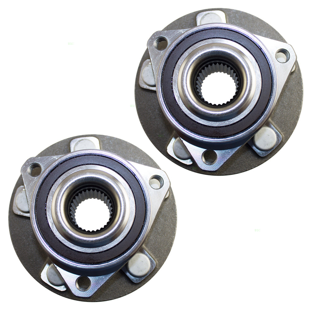 Brock Replacement Set Wheel Hubs & Bearings Compatible with Camaro CTS 13580685 HA590260