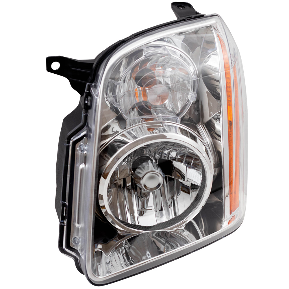 Brock Headlight fits 2007-2014 GMC Yukon & Yukon XL Driver Halogen Headlamp Assembly
