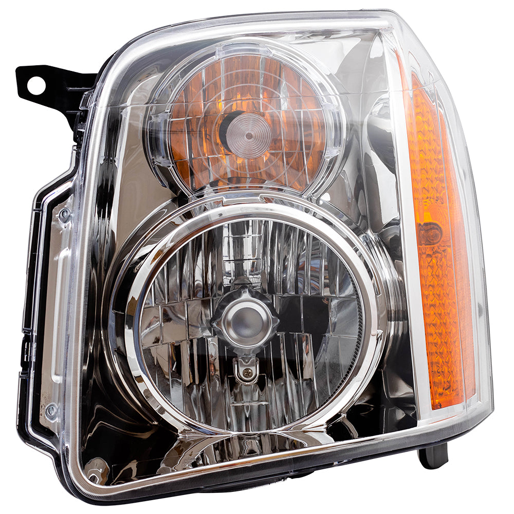 Brock Headlight fits 2007-2014 GMC Yukon & Yukon XL Driver Halogen Headlamp Assembly