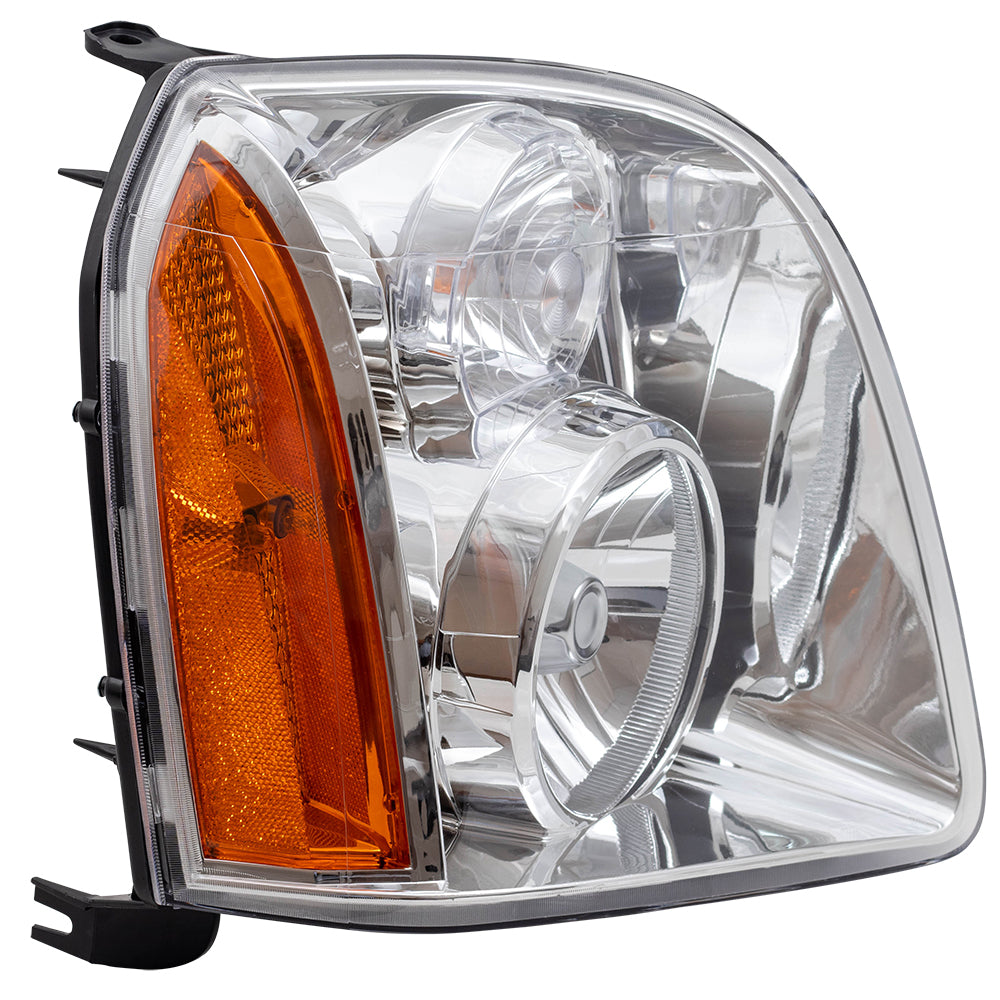 Brock Headlight fits 2007-2014 GMC Yukon/ Yukon XL Passenger Halogen Headlamp Assembly