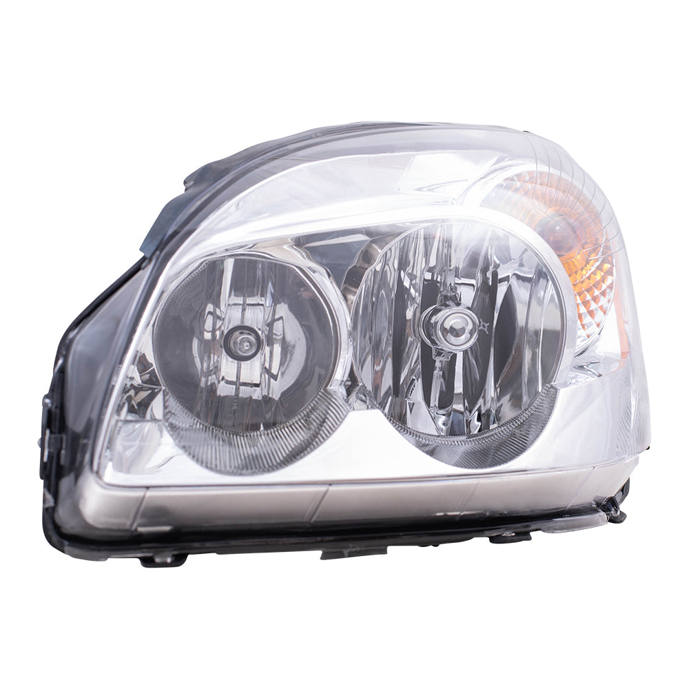 Brock Replacement Driver Halogen Headlight w/ Cornering Lamp Compatible with 2006-2011 Lucerne 25974773