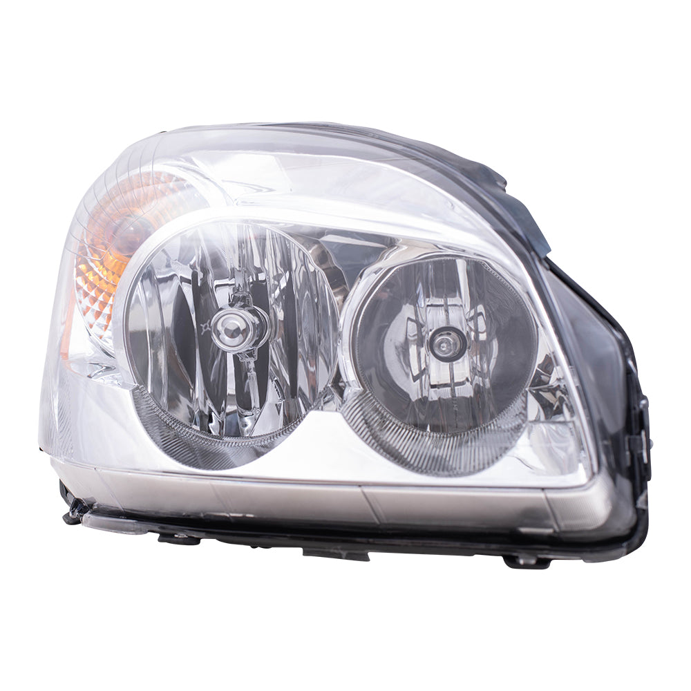 Brock Replacement Passenger Halogen Headlight w/ Cornering Lamp Compatible with 2006-2011 Lucerne 25974774