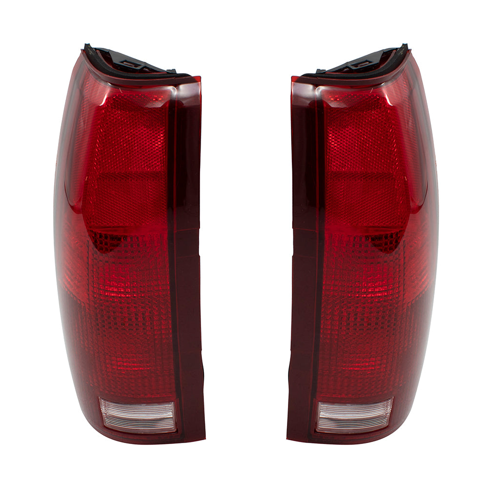 10 Pc Set Composite Headlights, Tail Lights and Side Marker Lights Compatible with 1994-1999 C/K Old Body Style Pickup
