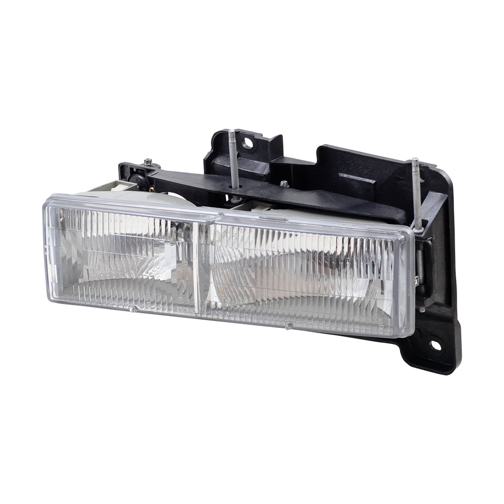 Brock Composite CAPA Headlight fits 1990-2002 GMC Chevy Pickup Driver Lamp Assembly