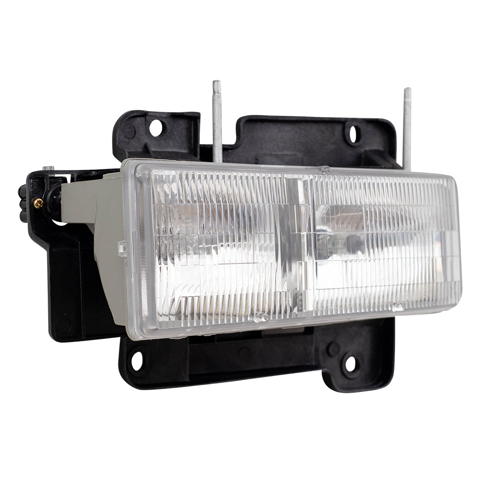Brock Composite Headlight fits 1990-2002 GMC Chevy Pickup Driver Side Lamp Assembly